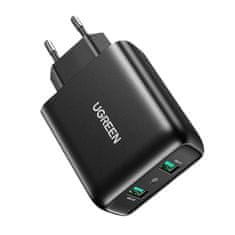 Ugreen ugreen omrežni polnilec 2xusb-a, 18w, pd3.0, eu (črn)