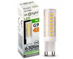 ECOLIGHT LED žarnica - G9 - 7W - hladna bela