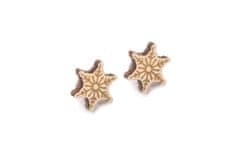 BeWooden ženske Božič uhani Snowflake earrings univerzalna