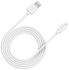 Canyon MFI-12 USB-A v Lightning kabel, 2 m, bel (CNS-MFIC12W)