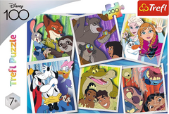 Trefl Puzzle Disney 100 let: Disneyjevih junakov 200 kosov