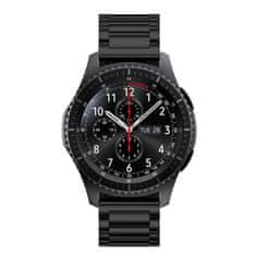 BStrap Stainless Steel pašček za Huawei Watch GT/GT2 46mm, black