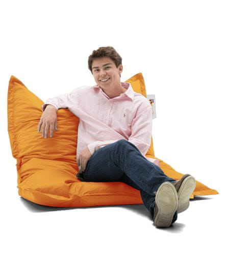 Atelier Del Sofa Vrtna vreča Bean Bag, blazina Pouf 100x100 - oranžna