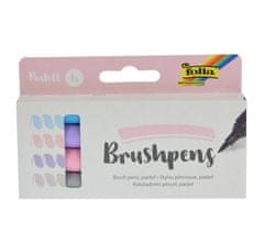 FOLIA Brushpens set Pastel 4 kosi