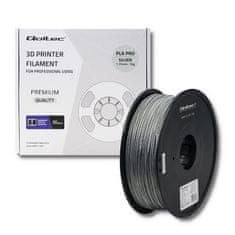 Qoltec qoltec professional filament za 3d tisk | pla pro | 1 kg | 1,75 mm | srebro