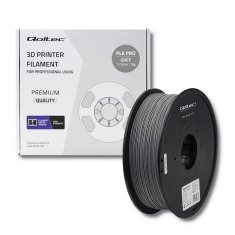 Qoltec qoltec professional filament za 3d tisk | pla pro | 1 kg | 1,75 mm | siva