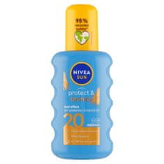 Nivea Sun Protect & Bronze sprej za porjavitev OF 20, 200 ml