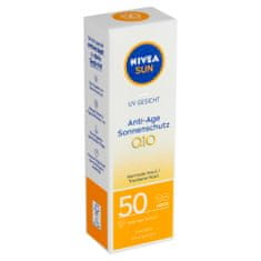 Nivea Sun Skin krema za sončenje proti gubam Q10 OD 50, 50 ml