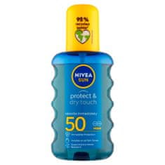 Nivea Sun Protect & Dry Touch sprej za nevidno porjavitev OF 50, 200 ml