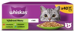 Whiskas hrana za mačke, mešan nabor, 40 x 85 g