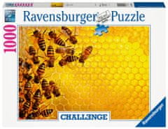 Ravensburger sestavljanka Challenge Puzzle: Čebele na satju, 1000 kosov