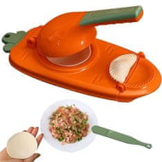 Cool Mango 2 v 1 profesionalni model za izdelavo domačih polnjenih testenin, zavitkov in piškotov, enostavna izdelajte okusne domače dobrote, z ergonomskim ročajem, 7 cm veliki ravioli, 23 x 10 cm – Dumply