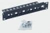 Patch panel 10" 10 vrat MODULAR 1U