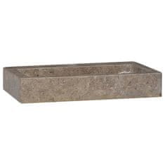 Vidaxl Umivalnik siv 38x24x6,5 cm marmor