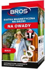 BROS BROS Magnetna mreža za vrata 160x220 - bela