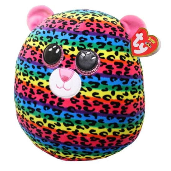 TY Squish-a-Boos DOT - večbarvni leopard 30 cm