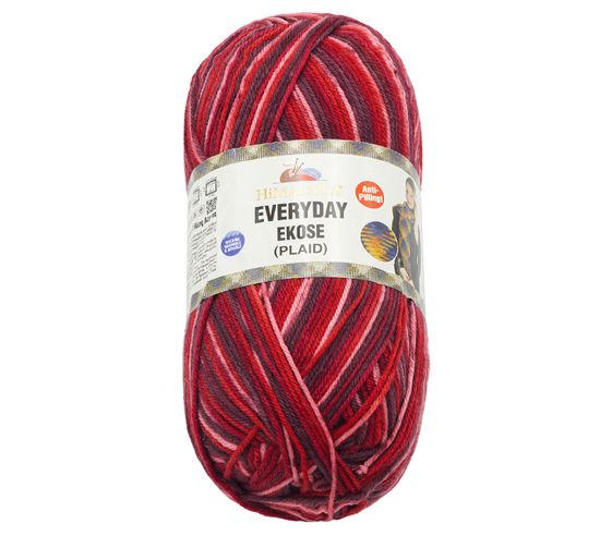 Himalaya EVERYDAY EKOSE - 200g / 330 m - rdeča, roza, bordo