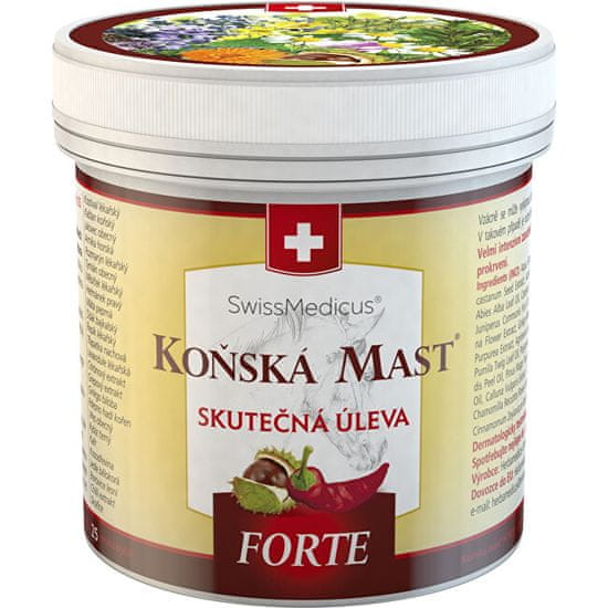 Herbamedicus Konjsko mazilo Forte Warm 500 ml