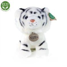 Plišasti beli tiger, ki sedi 18 cm EKOLOŠKO PRIJAZNO