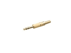 Cabletech Banana 6.3mm stereo moška kovinska