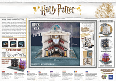 Trefl BRICK TRICK Harry Potter: Gringotts Magic Bank M 210 kosov