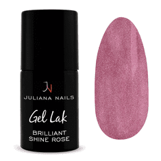 Juliana Nails Gel Lak Brilliant Shine Rose bleščeče roza No.531 6ml