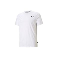 Puma Majice obutev za trening bela L Ess Small Logo Tee