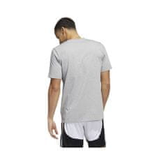 Adidas Majice obutev za trening siva S Badge OF Sport Courts Tee