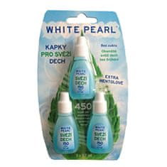 Kapljice za svež zadah White Pearl 3 x 3,7 ml