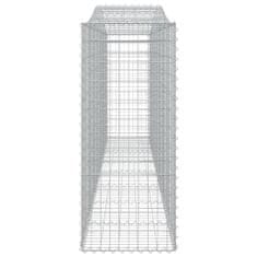 Vidaxl Obokane gabion košare 6 kosov 400x50x120/140cm pocinkano železo