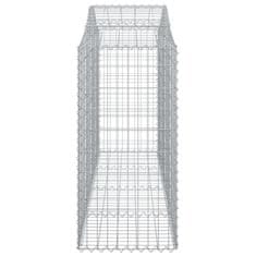 Vidaxl Obokane gabion košare 20 kosa 200x50x120/140cm pocinkano železo