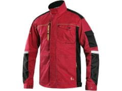 CXS Delovna jakna CXS STRETCH, moška, rdečo-črna 