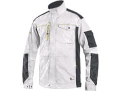 CXS Delovna jakna CXS STRETCH, moška, belo-siva 