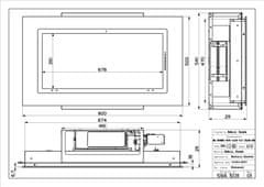 Faber Heaven Glass 2.0 WH Flat A90/2 kuhinjska napa