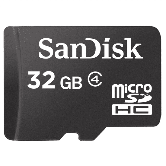 SanDisk 32 GB pomnilniška kartica microSDHC razreda 4