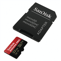 SanDisk Extreme Pro microSDHC 32 GB 100 MB/s A1 Class 10 UHS-I V30, adapter