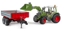 Bruder 2182 Traktor Fendt Vario 211 traktorjem z nakladalnikom