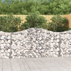 Vidaxl Obokane gabion košare 5 kosov 200x30x100/120cm pocinkano železo