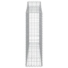 Vidaxl Obokane gabion košare 5 kosov 200x30x100/120cm pocinkano železo