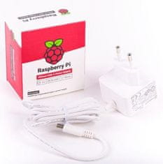 RASPBERRY napajalnik 3A za Rpi 4, bel