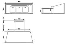 Faber Chloe XL CI A110 kuhinjska napa