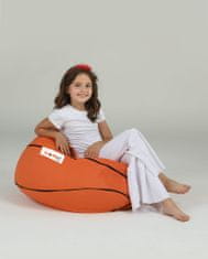 Atelier Del Sofa Vrtna vreča Bean Bag, košarkarska košarka Kids Pouf - Tile Red