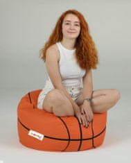 Atelier Del Sofa Vrtna vreča Bean Bag, košarkarska košarka Kids Pouf - Tile Red