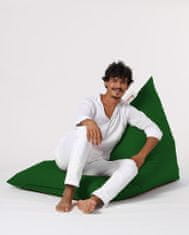 Atelier Del Sofa Vrtna vreča Bean Bag, piramida Big Bed Pouf - zelena