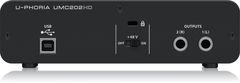 Behringer Behringer UMC202HD avdio vmesnik za snemanje, USB, 24-bit/192kHz, 2 XLR vhod, Phantom napajanje, črn