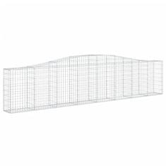 Vidaxl Obokane gabion košare 20 kosa 400x30x80/100 cm pocinkano železo