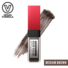 Maybelline New York Tattoo Brow gel za obrvi, Medium Brown