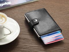 Peterson Moška usnjena denarnica z zaponko