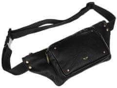 Peterson Usnjena torbica za okoli pasu s priročnim žepom