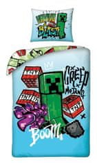 Halantex Vključeno posteljno perilo Minecraft Blast Cotton, 140/200, 70/90 cm